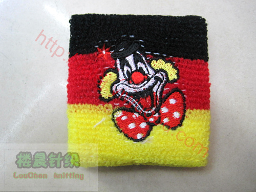 german cologne carnival beer festival clown pattern embroidered kaisimi wristband headband carnival promotional items carnival souvenirs