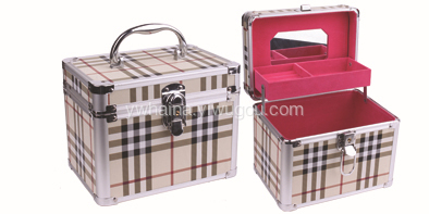 Stock aluminum jewelry case, aluminum case cosmetic case, aluminum case metal box