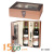 Double bi-color pivot wine box wine box wine box wine wine wine box wine packaging box leather box