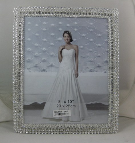 0-Inch Metal Photo Frame Alloy Photo Frame Photo Frame Rhinestone Photo Frame 