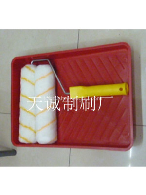 Red New Paint Tray Set Paint Roller