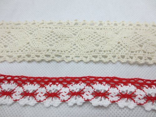 pingyang liyuan lace ribbon 10cm cotton white lace （small flower）