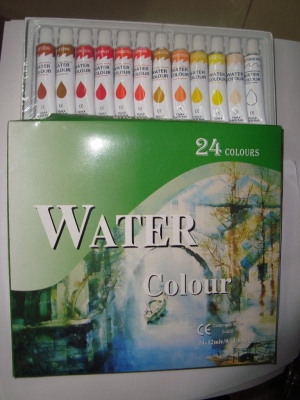 12-color watercolor paint