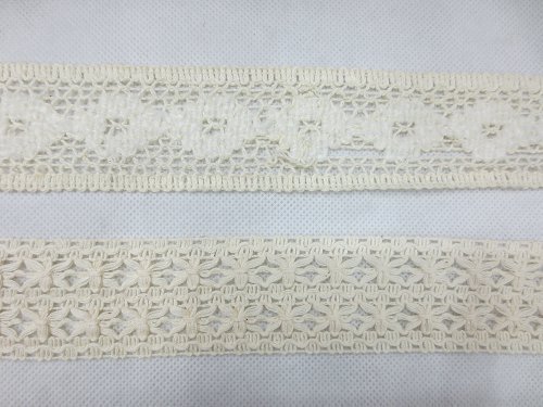 pingyang liyuan lace ribbon 5cm white all-cotton edge （knitted）