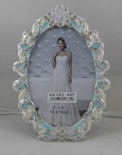 crown-shaped color dripping metal photo frame alloy photo frame photo frame