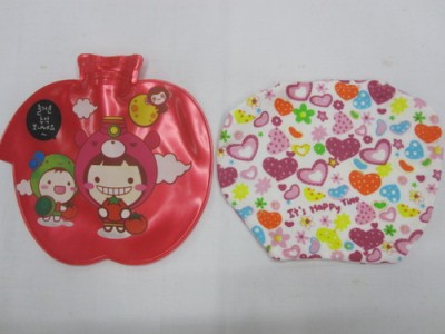 Hand warmers hot water bottle with flannel liner