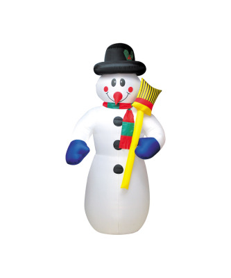 91231.8 meters Christmas Snowman inflatable broom Christmas decorations gifts