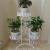 Great craft, wrought iron, continental shelf, floor flower stand, living room three-flower flower, potted flower