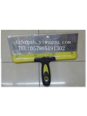 Mirror-polished two-tone grip putty knife brush factory direct sales