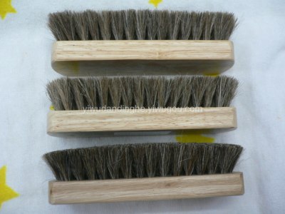 Shoe brush to clean wooden supplies supply wooden shoe brush horse hair brush