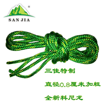 Certifed SANJIA outdoor camping products special nylon lashing ropes
