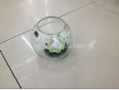 Factory outlets round clear glass turtle tank hydroponic container glass crafts wholesale 15 balls