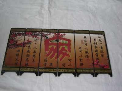 Crafts antique lacquerware small screens Foreign Affairs gift home decoration Chinese style landscape series