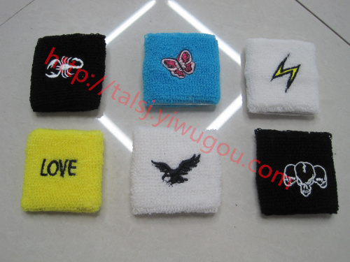 butterfly， skull， eagle， love， lightning， scorpion pattern embroidered cashmere towel wristband butterfly/scorpion