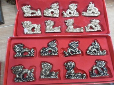 Group of eight dragons