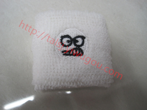 Angry Expression QQ Expression Biting Teeth Cutting Expression Ghost Face Pattern Wristband Customized Embroidered Wristband