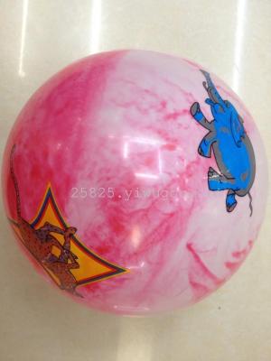 Cartoon ball 20CM ball/PVC ball/pattern/Lian Biaoqiu/duotuqiu/six standard ball/toy ball