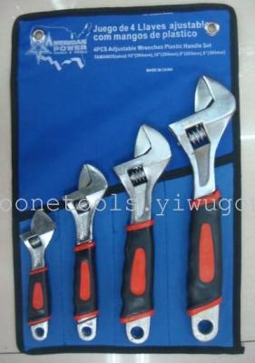 Adjustable wrench direct factory price, handles colors beautiful and practical
