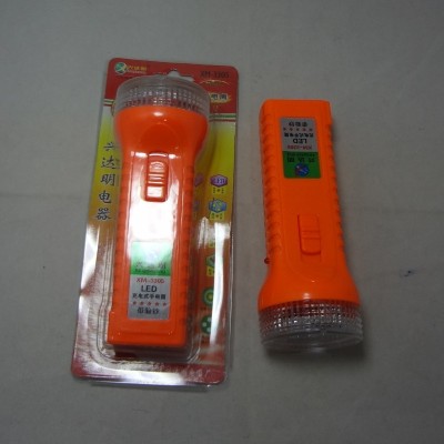 PLASTIC RECHARGERABLE TORCH NO 2305