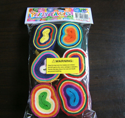 Throw streamers over the rainbow colored paper rolls fire-retardant paper rolls hand rolls