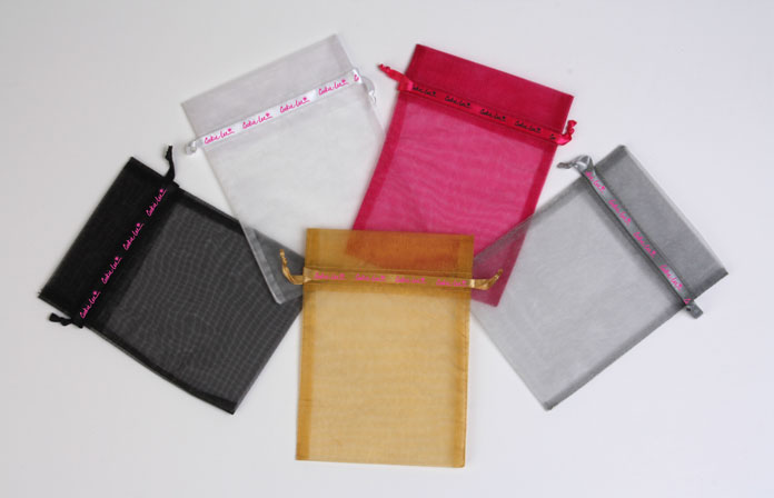 化妆品袋饰品袋珍珠纱袋 礼品袋  。喜糖袋纯色印logo袋子