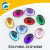 Domestic elliptical smooth surface drilling shoe earrings with jewelry parts shoe buckle