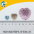 Resin peach heart grid resin drill paste bride crown high - end jewelry brand jewelry accessories