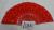 The factory sells directly. The wedding fan red sequins fan wedding gift fan