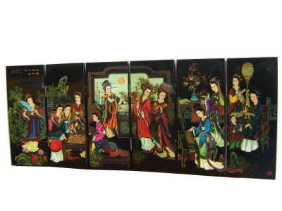 Large supply of tourist handicraft lacquerware small screen Home Furnishing ornaments China gifts wind
