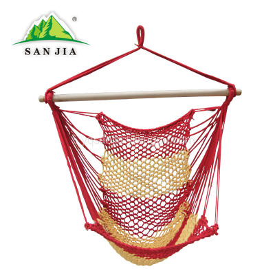 Certified SANJIA outdoor camping products mesh hanging chair  outdoor leisure hanging chair