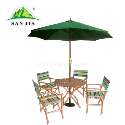 Certified SANJIA outdoor camping products aluminum alloy folding tables and chairs 