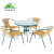 Certified SANJIA outdoor camping products folding aluminum alloy tables and chairs outdoor leisure