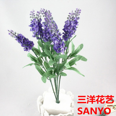 Provence 10 head lavender flower simulation plastic flowers flowers flowers
