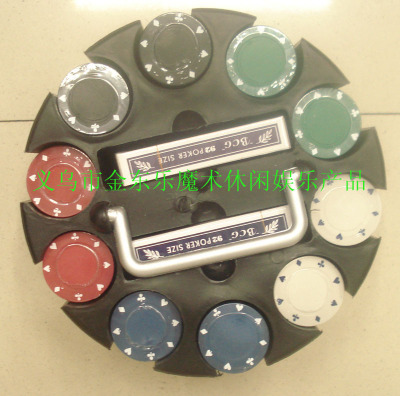 Chip set 10 empty disc poker set manufacturers direct