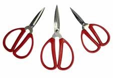 Stainless Steel Household Scissors Red Handle