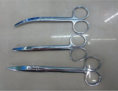 Hemostat, Needle Forceps, Surgical Scissors