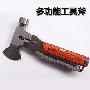 Colored wood cone, multi-purpose cone, Colored wood hammer, multi-purpose hammer, multi-purpose pliers, Colored wood axe, multi-purpose ax