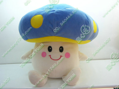 Factory Direct Sales Plush Toy Doll New Three-Color Mushroom Doll Reliable Quality Mixed Batch Hair