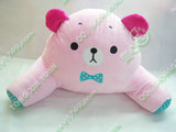 Factory Direct Sales Export South Korea Pink Bear Brown Monkey Waist Pillow Waist Backrest Plush Toy Mixed Batch