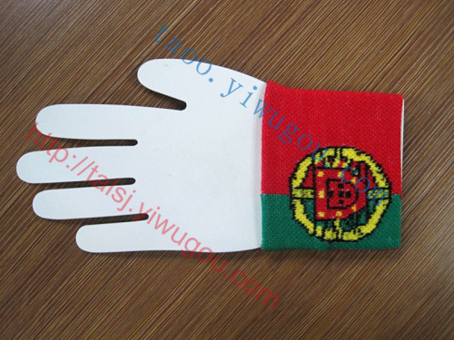 Portuguese Republic Pattern Knitted Bracers Sports Wristband