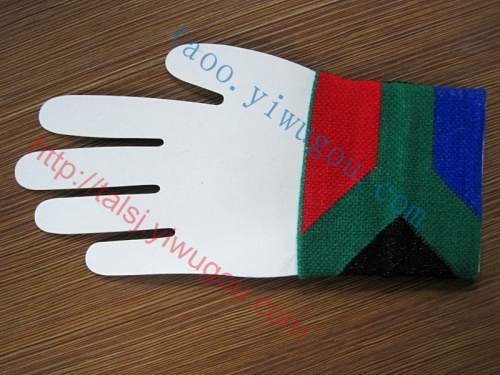 South Africa Pattern Knitted Bracers Rainbow Country Sports Wristband