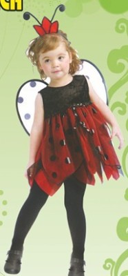 Ladybug dress masquerade performance clothing stage outfits