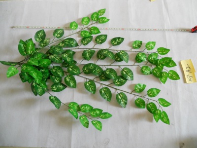 Manufacturers direct artificial simulation 107 leaf wall hanging evergreen