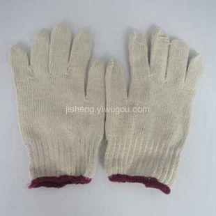 Jisheng white computer 700 grams cotton gloves.