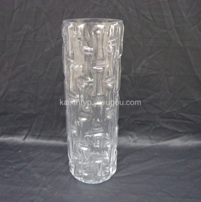The manufacturer supply 40 bamboo tube glass Vase Glass flower Vase