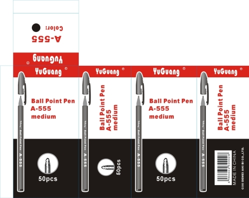 Yangyang Yangyang Ballpoint Pen 555 Writing Fluent Continuous Line