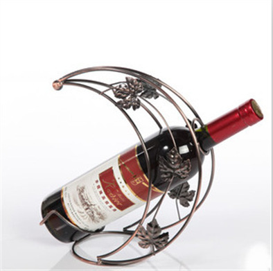 Sister Yi Supply Creative Upscale Grape Vine Bronze Iron Wine Rack