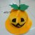 Pumpkin Hat  Leaf teeth caps  Halloween Hat  Smiley face Hat