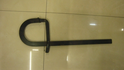 Railway clamp, cement clamp, road clamp, step by step
