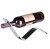 Sister Yi Supply Stylish and Simple Stainless Steel Curve-Shaped Wine Rack